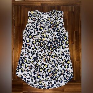 CAbi Sleeveless multicolor Top/Blouse size S